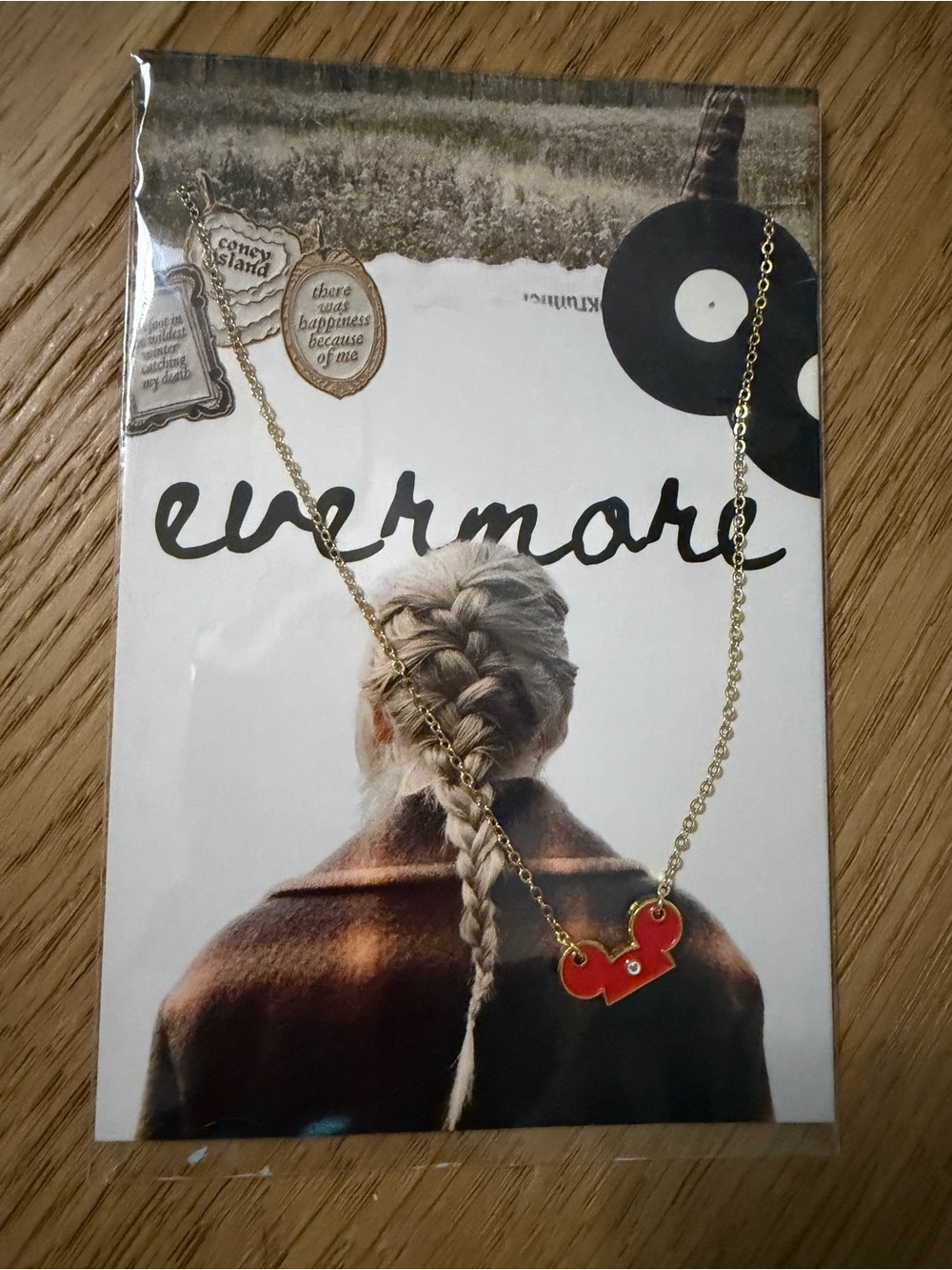 Jo & Co Red Park Hat Necklace